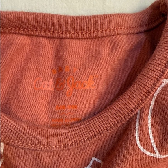 Cat & Jack Dusty Pink Thanksgiving Baby Romper - Picture 2 of 5